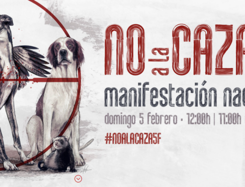 NO a la caza 2023: manifestación nacional: 5 de febrero