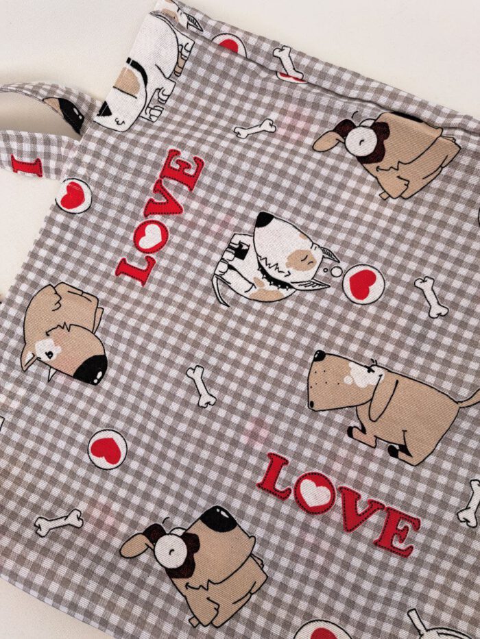 Bolso tote bag cuadros perros - Imaxe 3