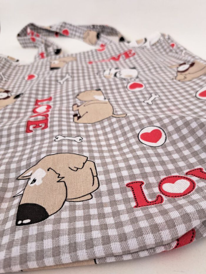 Bolso tote bag cuadros perros - Imaxe 2