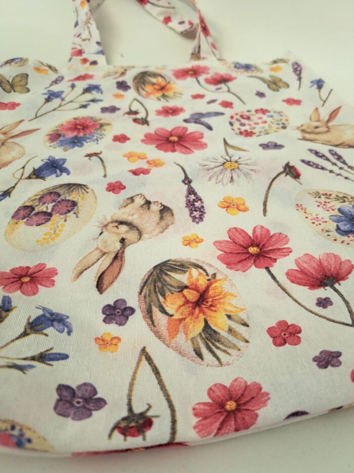 Bolso tote bag flores - Imaxe 2